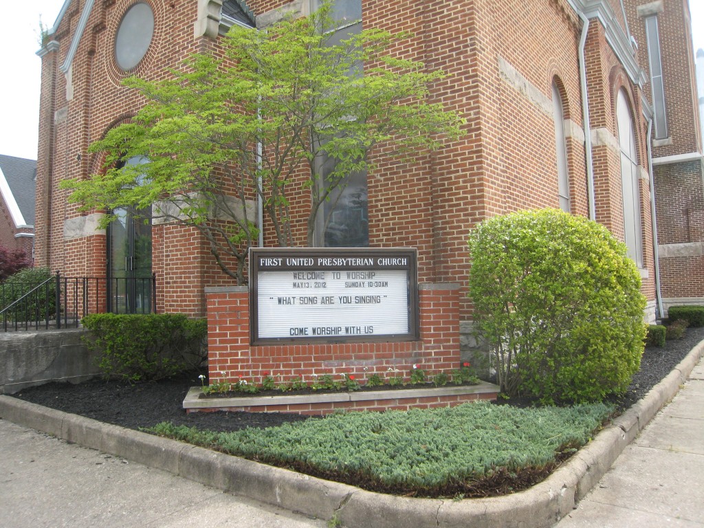 Front sign