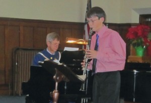 Jordan played the clarinet.