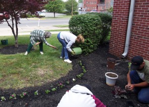 Planting the garden